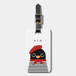 Étiquette À Bagage Balises de bagage de pingouin