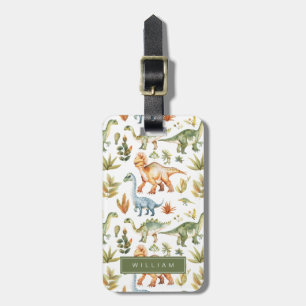 Étiquette À Bagage Balises de bagage Dinosaur