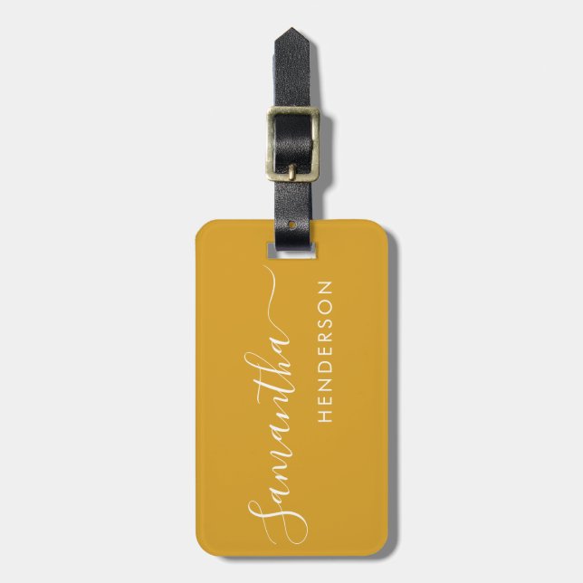 Étiquette À Bagage Balises de bagage Jaune Mariage Table Plan /Favori (Devant Vertical)