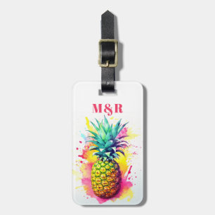 Étiquette À Bagage Balises des bagages à ananas