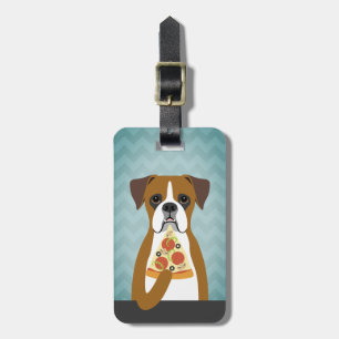 Étiquette À Bagage Balises des bagages de chien de boxer
