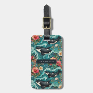 Étiquette À Bagage Balises des bagages Ocean Whale