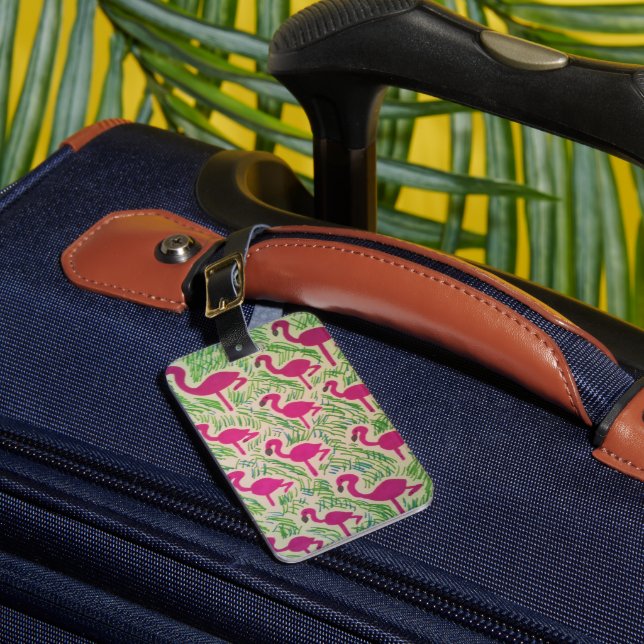 Étiquette À Bagage Balises Flamant rose Fun Luggings (Insitu Rectoal 1)