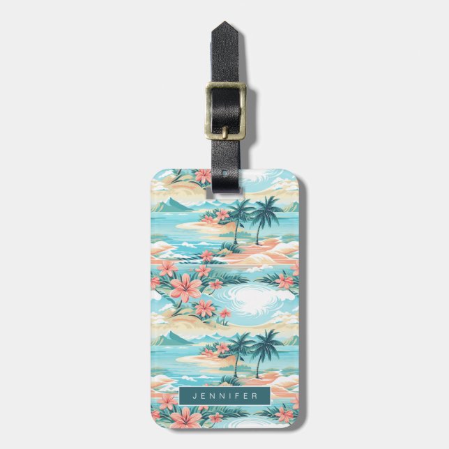 Étiquette À Bagage Balises Hawaii Luggage (Devant Vertical)