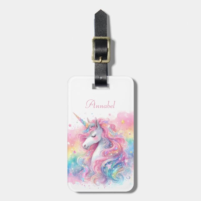 Étiquette À Bagage Balises Unicorn Luggage (Devant Vertical)