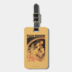 Étiquette À Bagage ballet L'Arc-en-Ciel chez Folies-Bergere