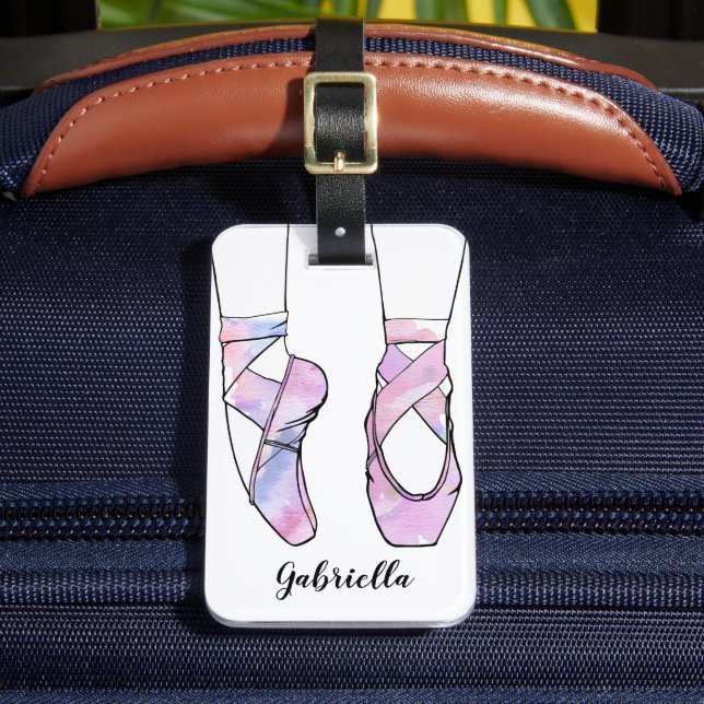 Étiquette À Bagage Ballet personnalisé Ballerina (Insitu Rectoal 2)