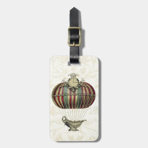Étiquette À Bagage Ballon baroque avec l'horloge