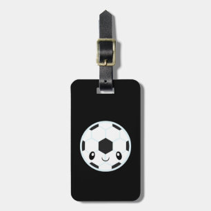 Étiquette À Bagage Ballon de football Emoji