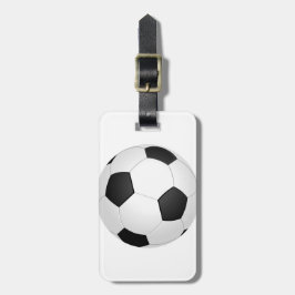 Étiquette À Bagage ballon de football graphique