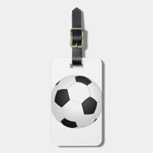 Étiquette À Bagage ballon de football graphique