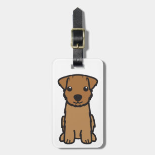 Étiquette À Bagage Bande dessinée de chien de Norfolk Terrier