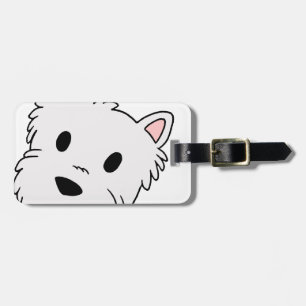 Étiquette À Bagage bande dessinée head.png de westie