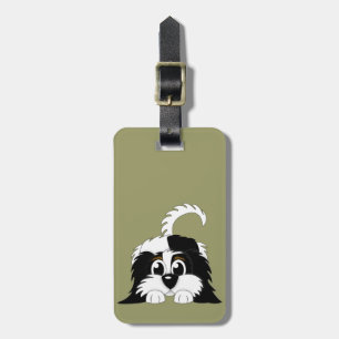Étiquette À Bagage Bande dessinée mignonne Cavachon
