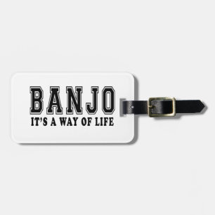 Étiquette À Bagage Banjo c'est mode de vie