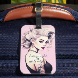 Étiquette À Bagage Barbie inspiré