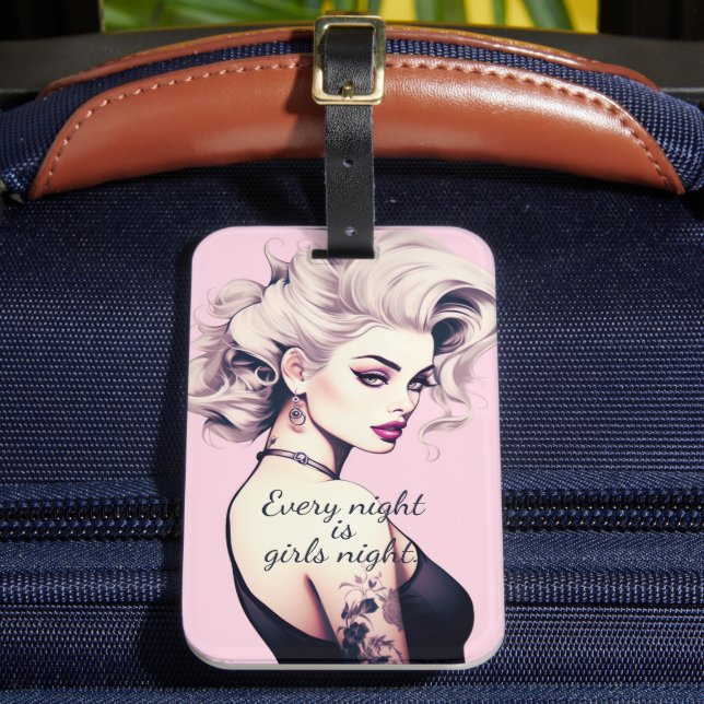 Étiquette À Bagage Barbie inspiré (Insitu Rectoal 2)