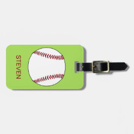 Étiquette À Bagage Baseball Sport personnalisé