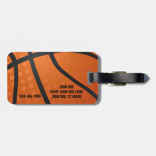 Étiquette À Bagage Basket-ball
