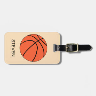 Étiquette À Bagage Basket-ball sportif personnalisé