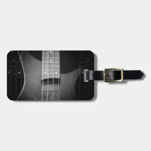 Étiquette À Bagage Bass Guitar Modern Music Modèle Ajouter un texte p