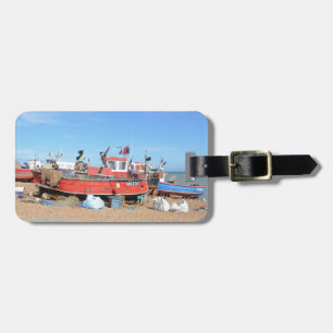 Étiquette À Bagage Bateau de pêche de Hastings