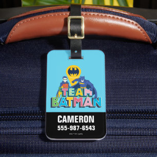 Étiquette À Bagage Batman Team Batman