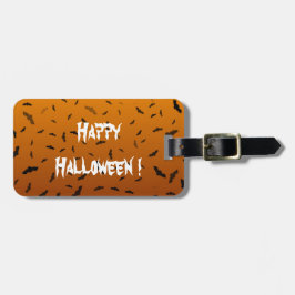 Étiquette À Bagage Bats d'Halloween