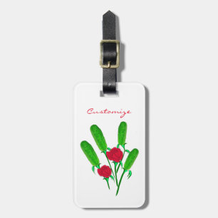 Étiquette À Bagage Beau bouquet de chiche avec Thunder_Cove Rose