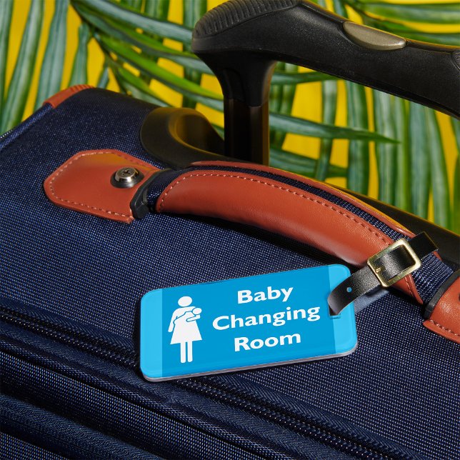 Étiquette À Bagage Bébé Changement de chambre Signer avec le parent e (Créateur téléchargé)