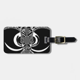 Étiquette À Bagage Belle Afrique extraordinaire blanche noire Imprime