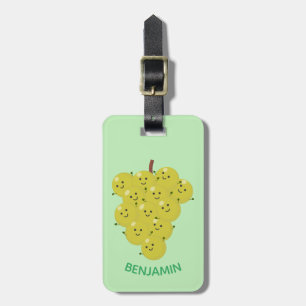 Étiquette À Bagage Belle bande de raisins amusante illustration