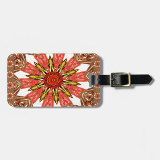 Étiquette À Bagage Belle belle asiatique traditionnelle motif