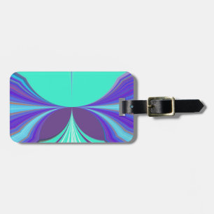 Étiquette À Bagage Belle extraordinaire Motif Cyan  Motif Motif