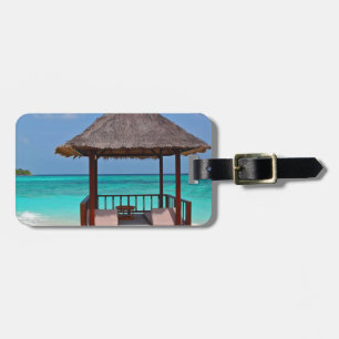 Étiquette À Bagage Belles îles Maldives