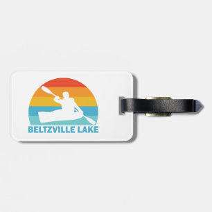 Étiquette À Bagage Beltzville Lake Pennsylvanie Kayak