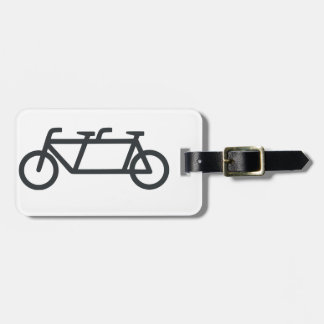 Étiquette À Bagage Bicyclette tandem