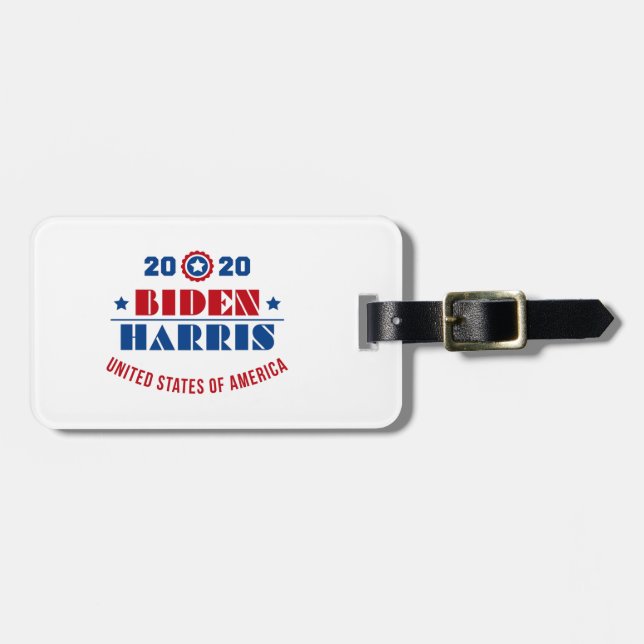 Étiquette À Bagage Biden Harris 2020 (Devant horizontal)