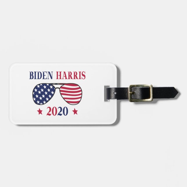 Étiquette À Bagage Biden Harris 2020 (Devant horizontal)