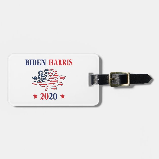 Étiquette À Bagage Biden Harris 2020 (Devant horizontal)