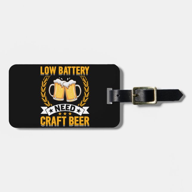 Étiquette À Bagage bière artisanale (Devant horizontal)