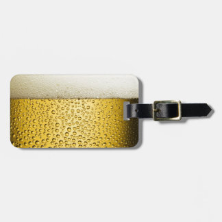 Étiquette À Bagage Bière Bulles Ale Ambrée Boisson