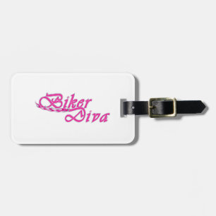 Étiquette À Bagage Biker Diva