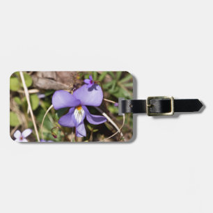 Étiquette À Bagage Birds-Foot Violet w/ Bluets