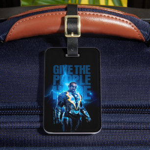 Étiquette À Bagage Black Lightning - Donnez De L'Espoir Aux Gens