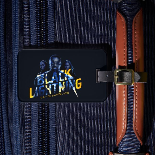 Étiquette À Bagage Black Lightning Heroes (Insitu Rectoal 4)