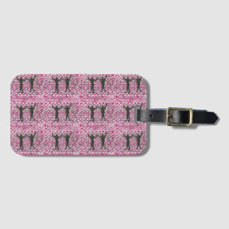 Étiquette À Bagage Black Magic Hollyhock by Yeshaya Dank - 