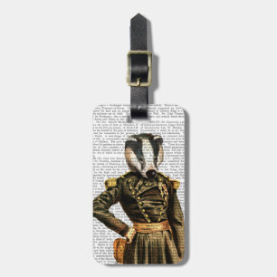 Étiquette À Bagage Blaireau général