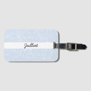 Étiquette À Bagage bleu baby shower