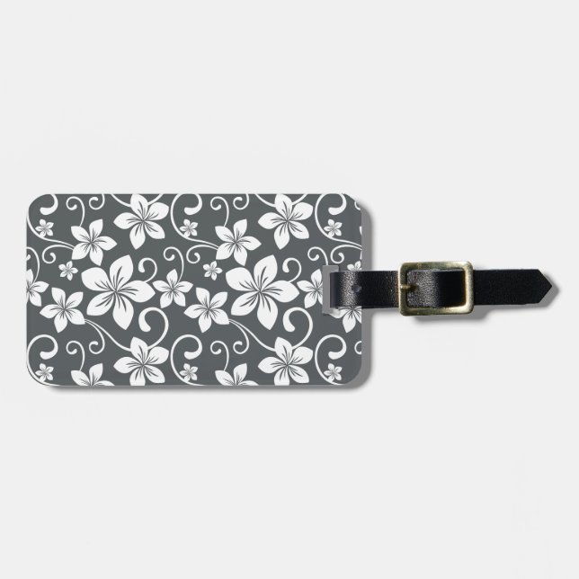 ÉTIQUETTE À BAGAGE BLEU HAWAII (EAU DOUCE) (Devant horizontal)